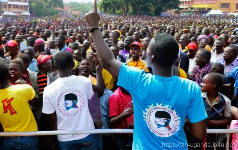 우간다 정치 상황 - **Prompt:** A dignified, older African statesman, resembling Yoweri Museveni, stands confidently and... 우간다 정치 상황 - **Prompt:** A dignified, older African statesman, resembling Yoweri Museveni, stands confidently and...