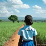 Home 11 우간다 내 고등 교육 현황 - **Prompt 1: Aspiring Dreams in Rural Uganda**
"A wide shot capturing a vibrant, hopeful scene in...
