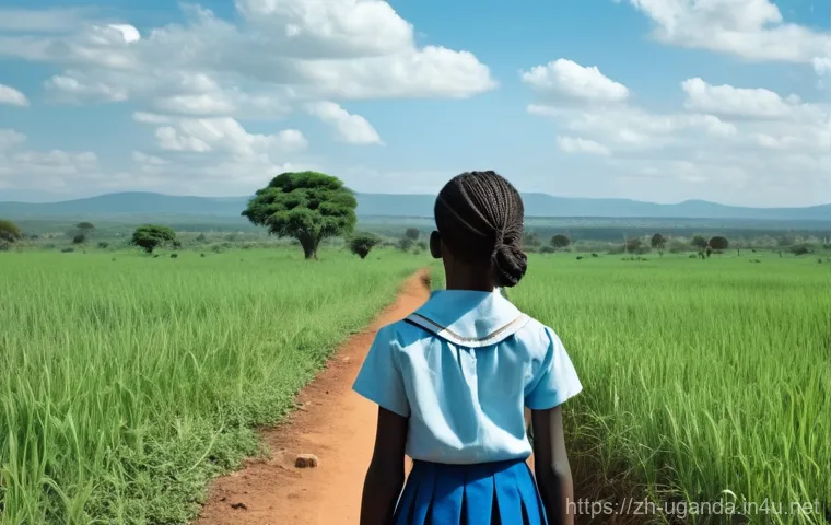 우간다 내 고등 교육 현황 - **Prompt 1: Aspiring Dreams in Rural Uganda**
    "A wide shot capturing a vibrant, hopeful scene in...