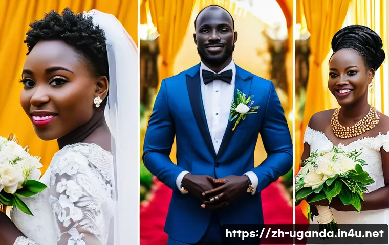 우간다 전통 결혼식 - Here are three detailed image prompts in English, designed to be appropriate for a 15+ audience and ...